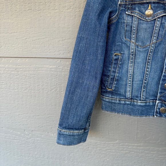 Cat & Jack Girls Medium Jean Jacket - Picture 6 of 9